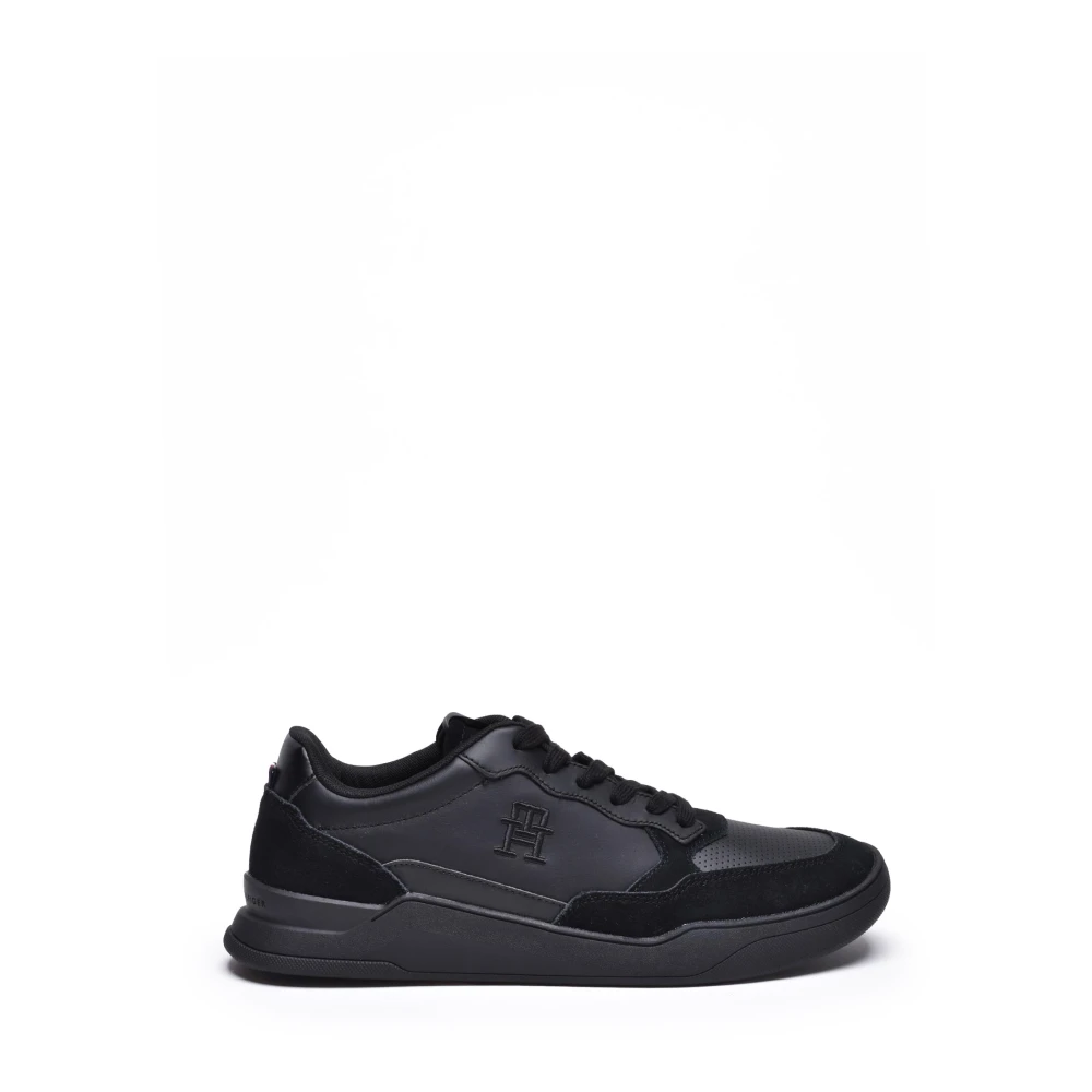Tommy Hilfiger Elevated Cupsole Sneakers Heren Schoenen Zwart