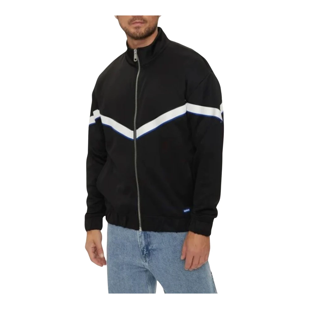 Hugo Black Napones Sweatshirt - Male - Zip-Throughs - M - Sweatshirts & Hoodies
