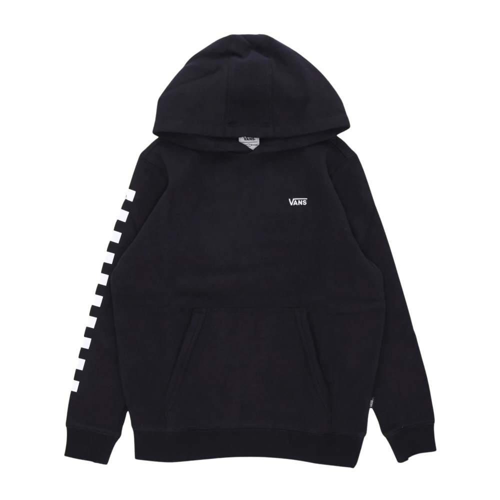 Vans Zwarte hoodie met ruitjesprint Black Heren