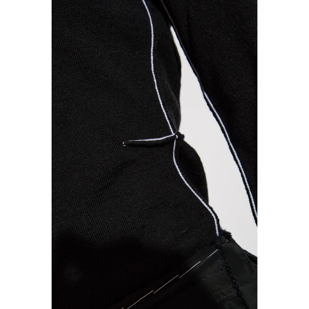 MM6 Maison Margiela Wol wollen cardigan Black Dames