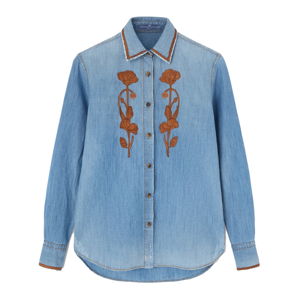 Blouses & Shirts > Denim Shirts - - Ermanno Scervino - Modalova