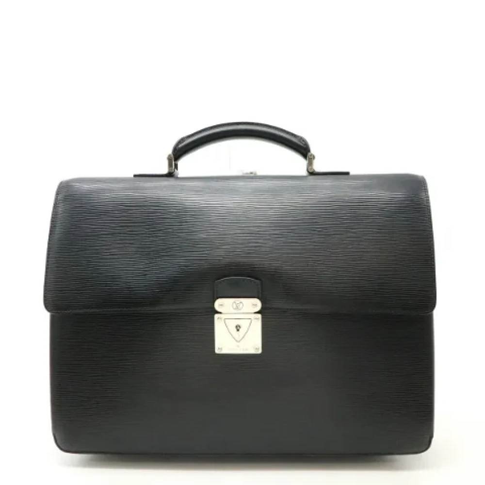 Louis Vuitton Vintage Pre-owned Leather louis-vuitton-bags Black Dames