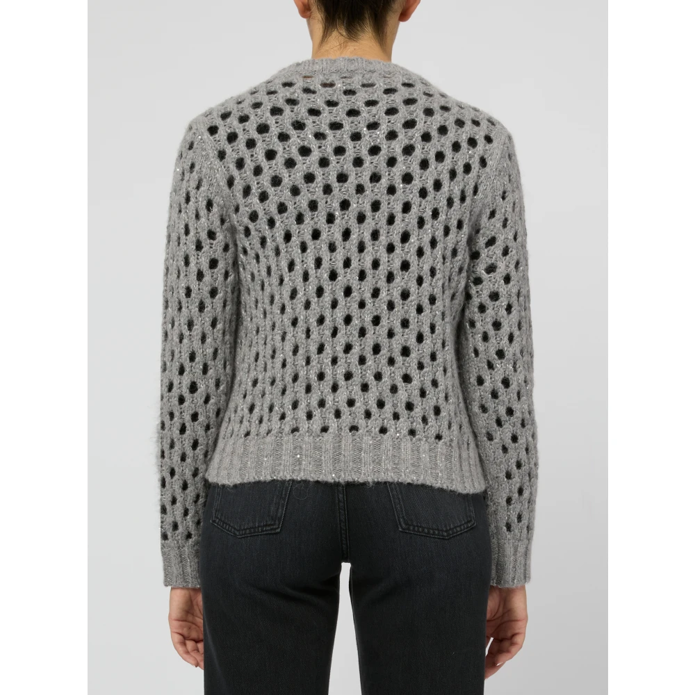 Kangra Grijze Sweater Aw24 Damesmode Gray Dames