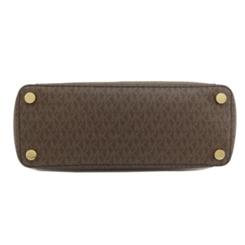 Michael Kors Pre-owned Canvas shoulder-bags Brown Dames