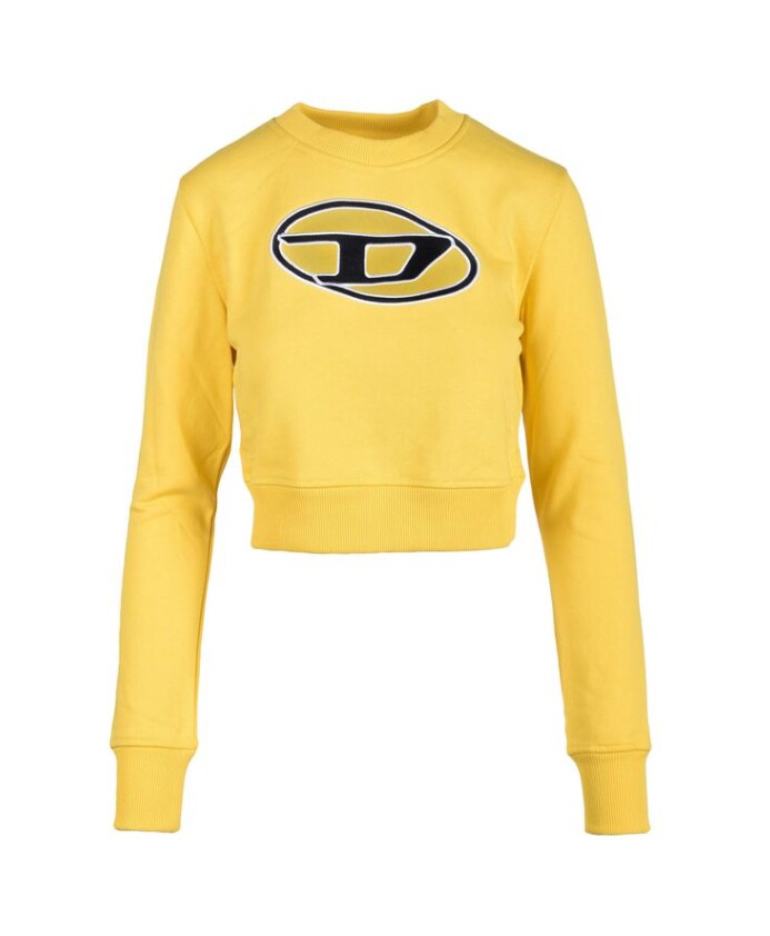 sweat-shirt-en-coton-jaune