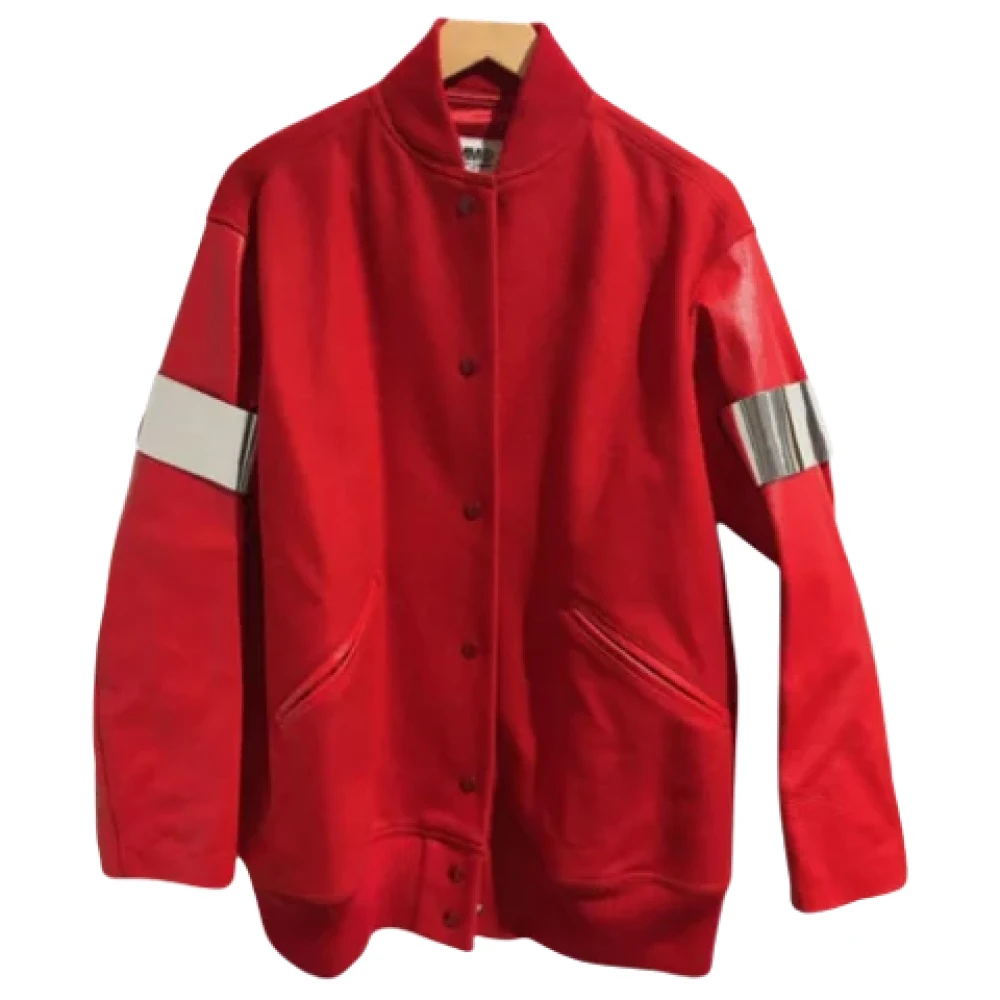 Maison Margiela Pre-owned Wool outerwear Red Dames