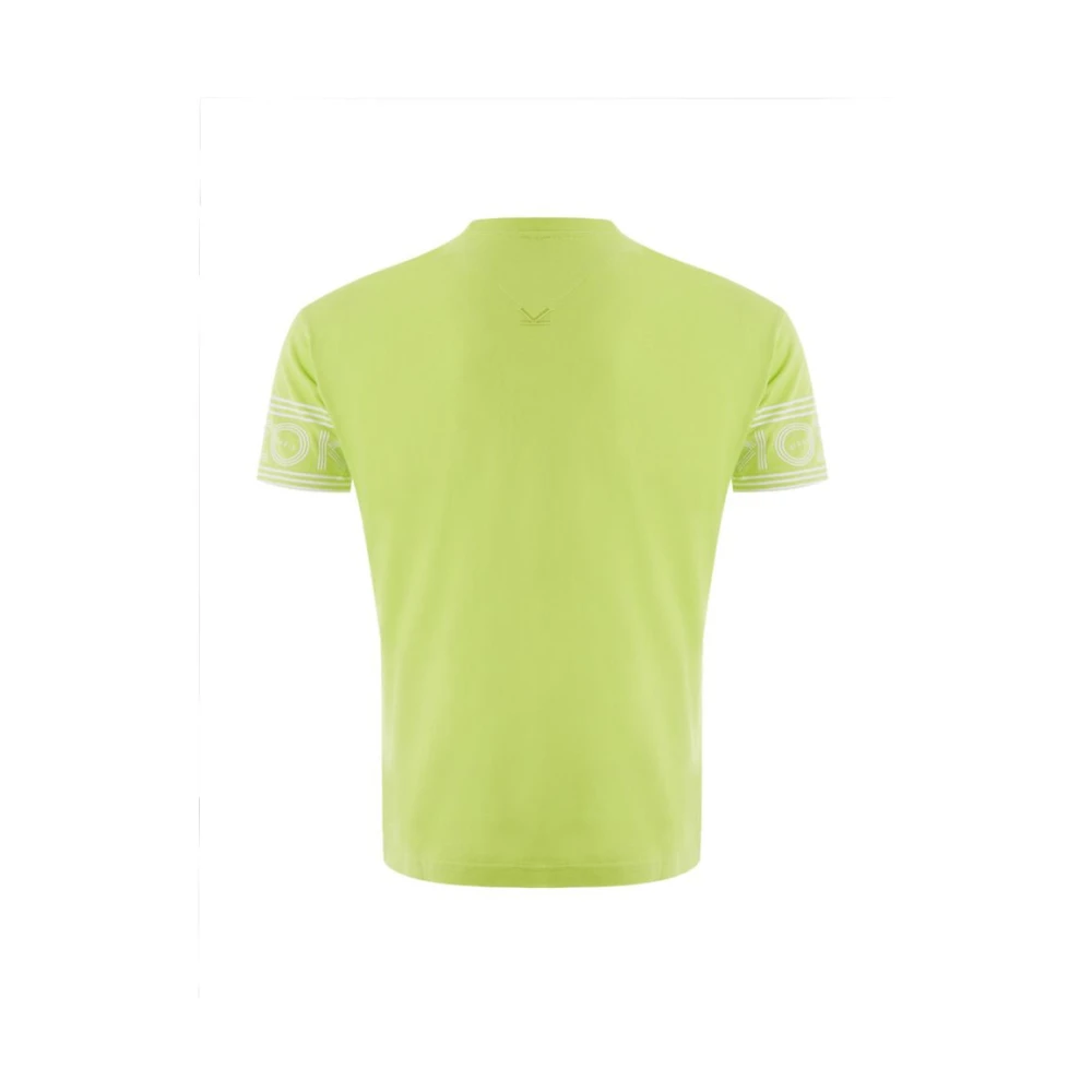 Kenzo Zonnige Gele Katoenen Tee Stijlvolle Mannen Yellow Heren