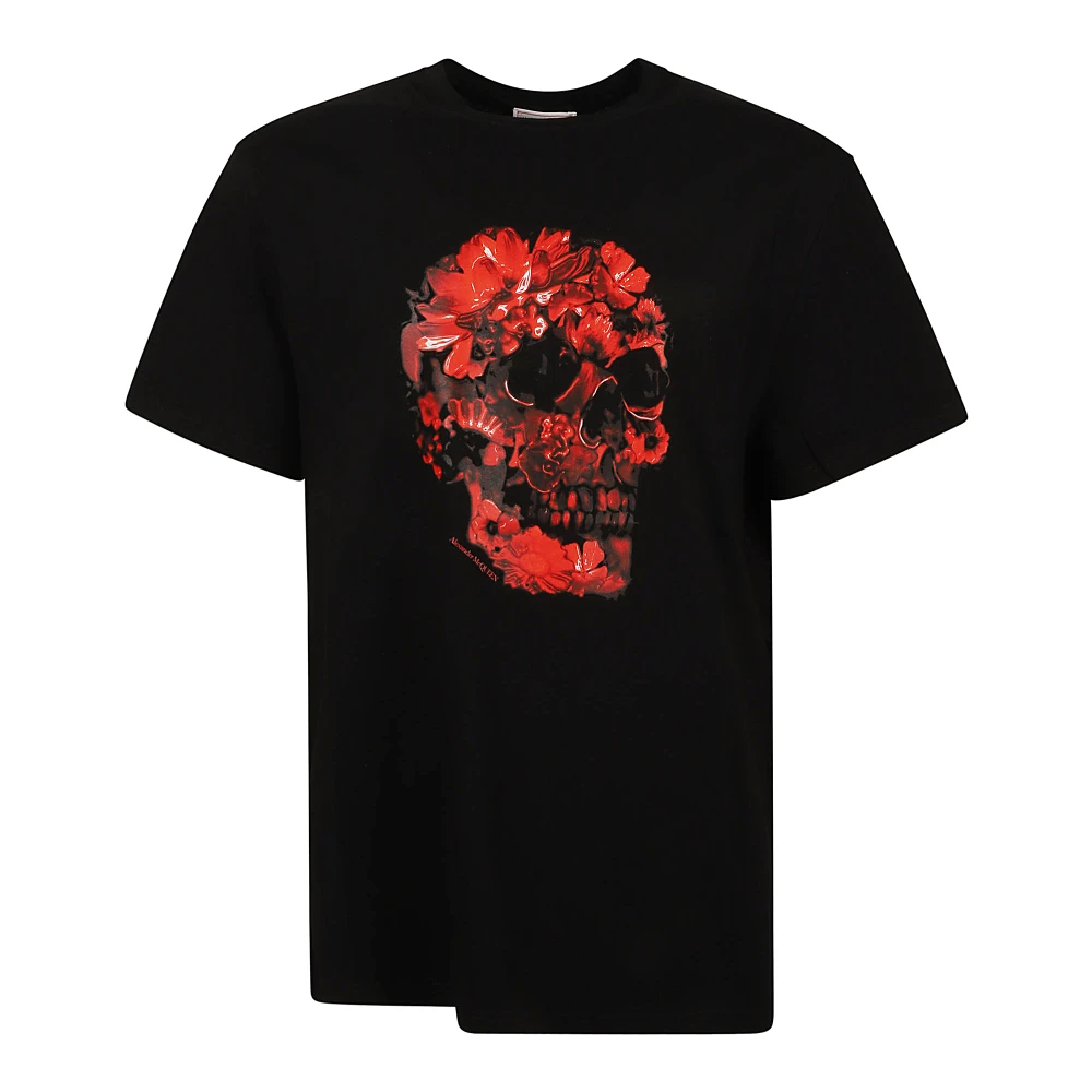 Alexander mcqueen Stijlvolle T-shirts en Polos Black Heren