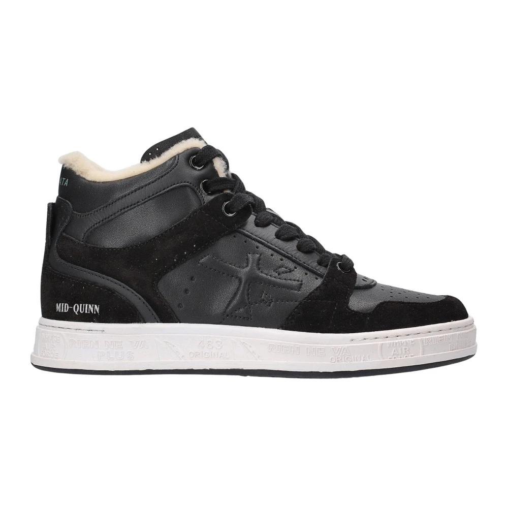 Premiata Basketinspirerad couture sneaker med Brogue-detaljer Black, Herr