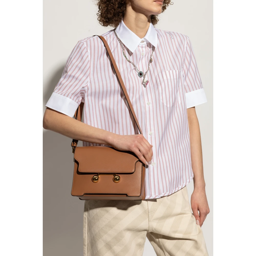 Marni Schoudertas Trunkaroo Brown Dames