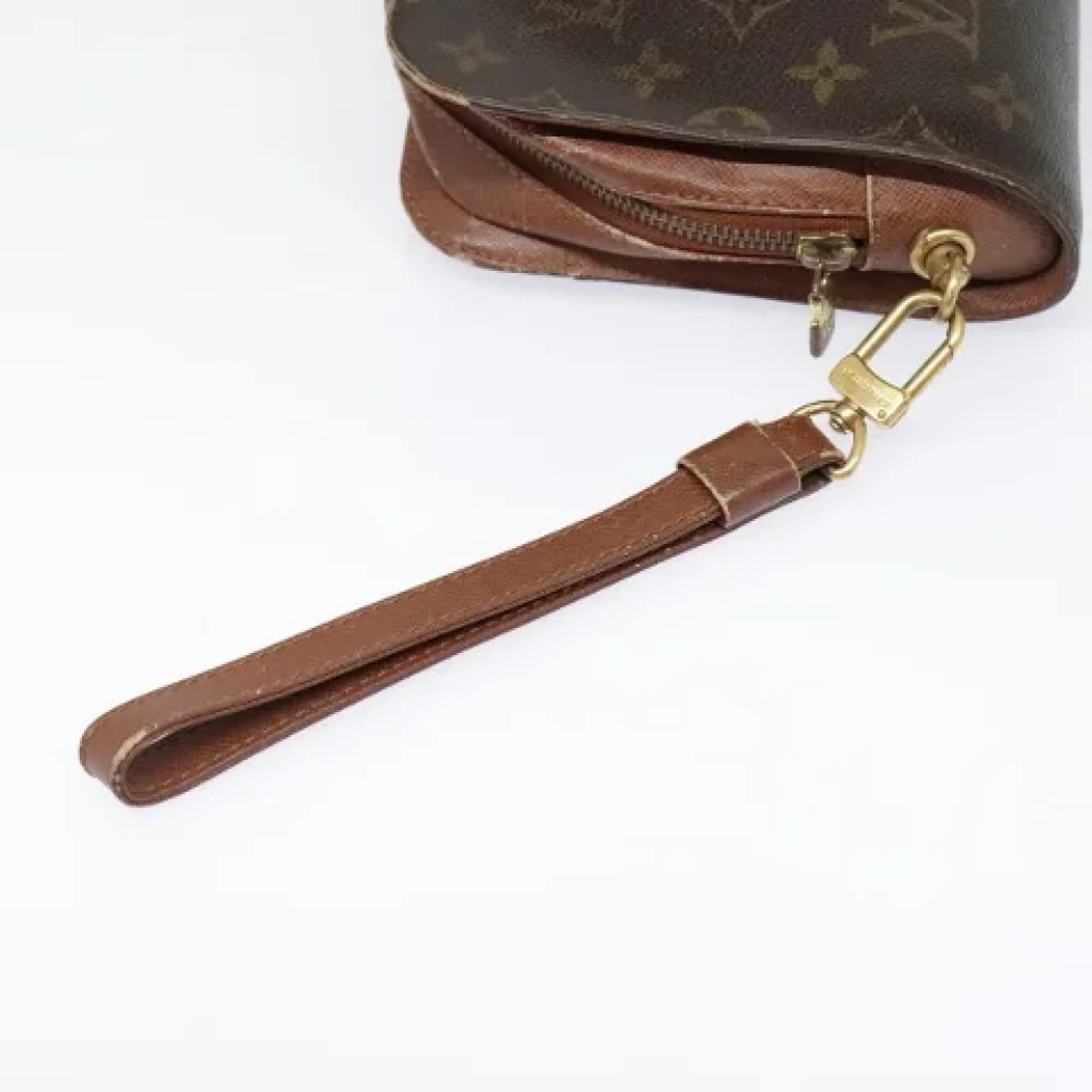 Louis Vuitton Vintage Pre-owned Canvas clutches Brown Dames