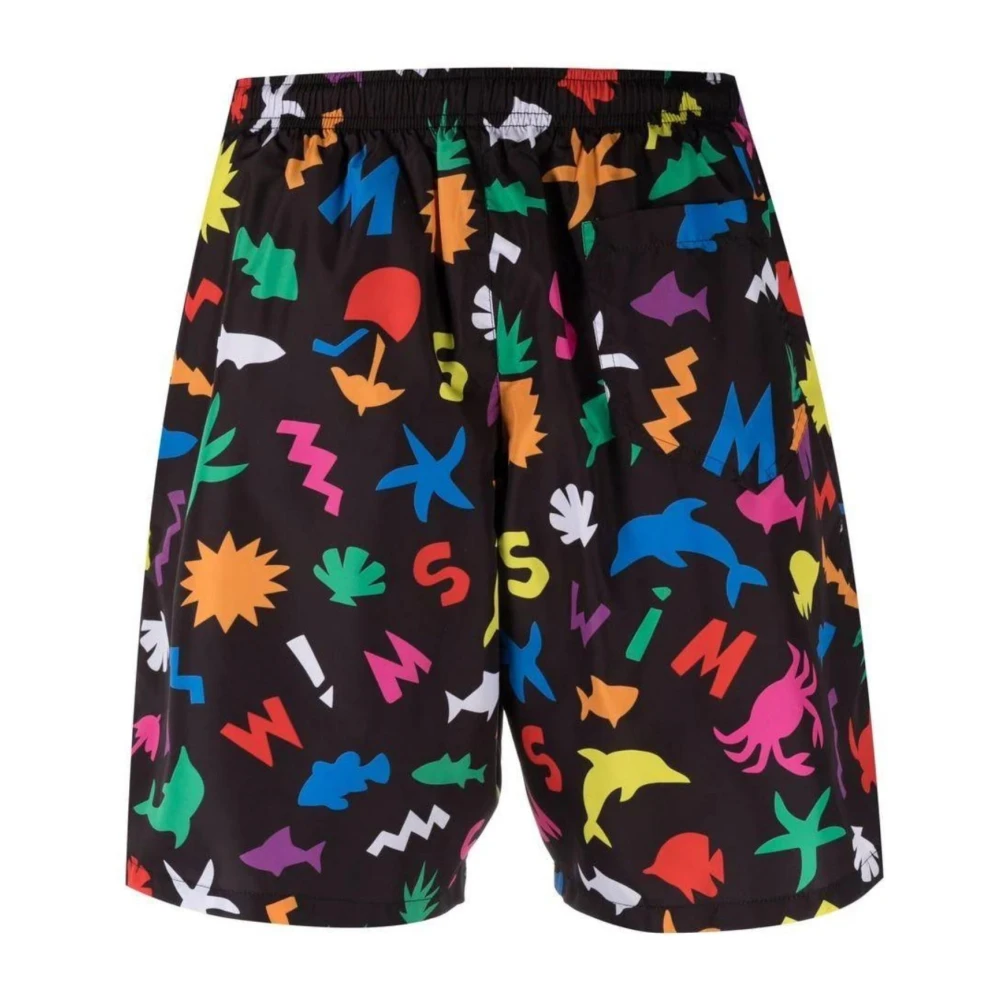 Moschino Zwemkleding voor Heren Black Heren