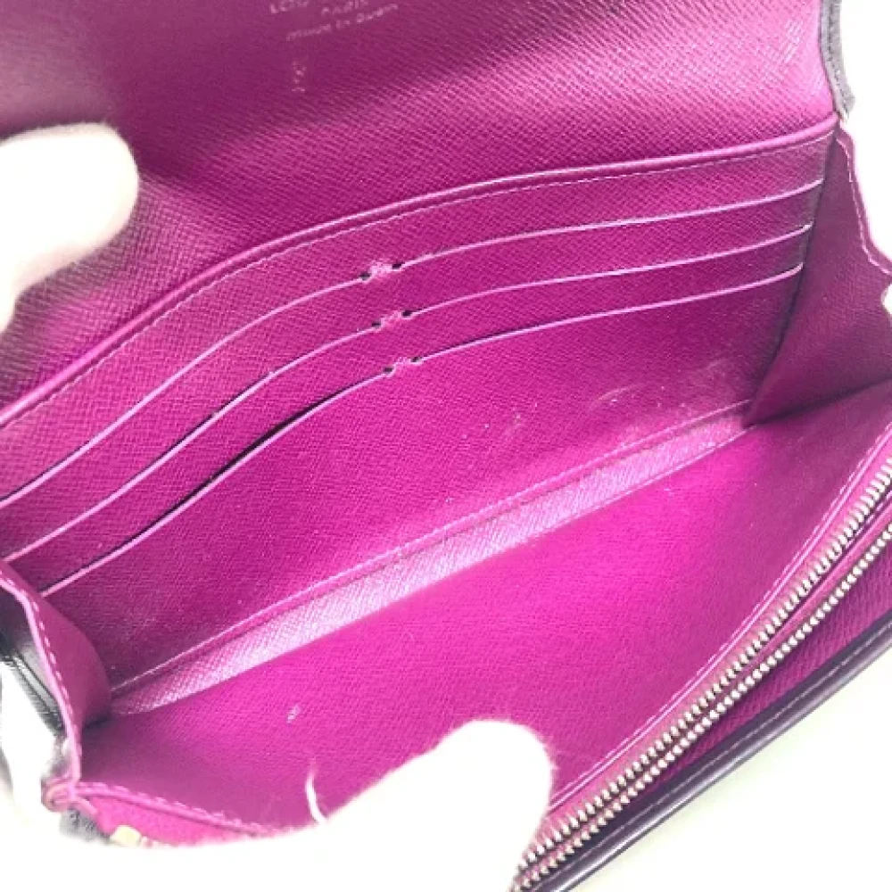 Louis Vuitton Vintage Pre-owned Leather wallets Purple Dames