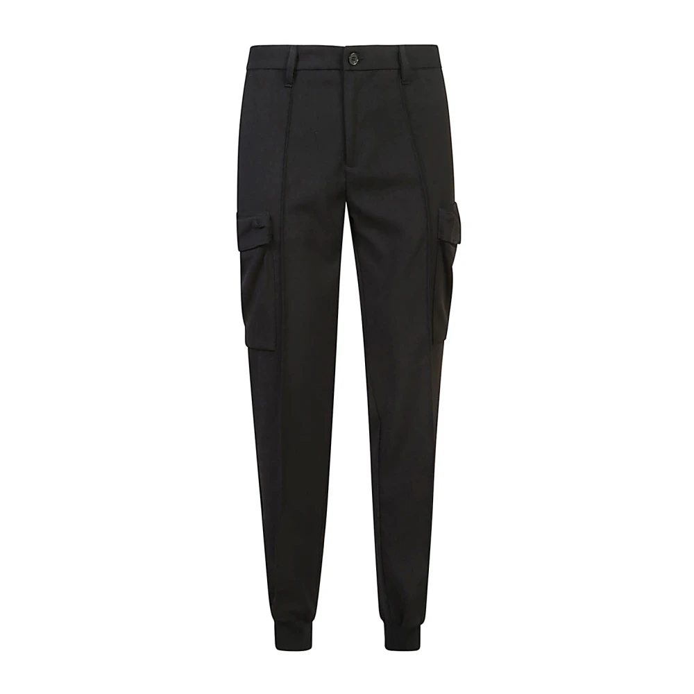 Diesel Zwarte Broek voor Mannen Aw24 Black Heren