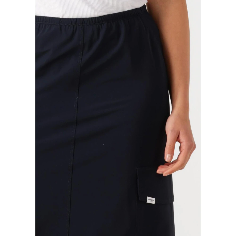 Penn&Ink N.Y Blauwe Minirok Stijlvol Garderobe Essential Black Dames