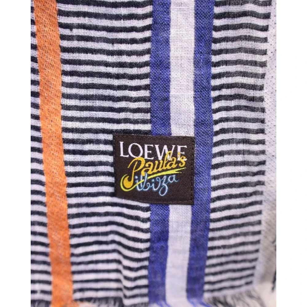 Loewe Pre-owned Cotton scarves Multicolor Dames