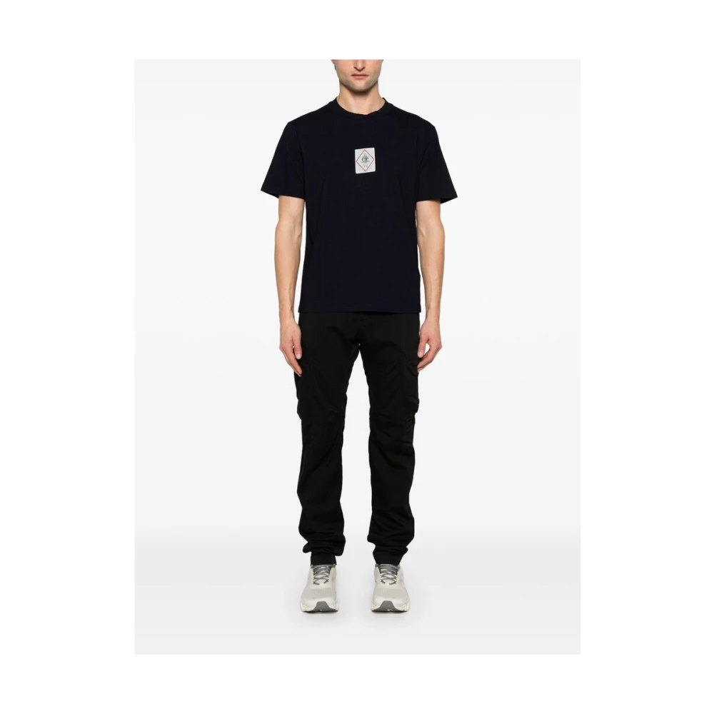 C.P. Company Midnight Blue Crew Neck T-shirt Blue Heren