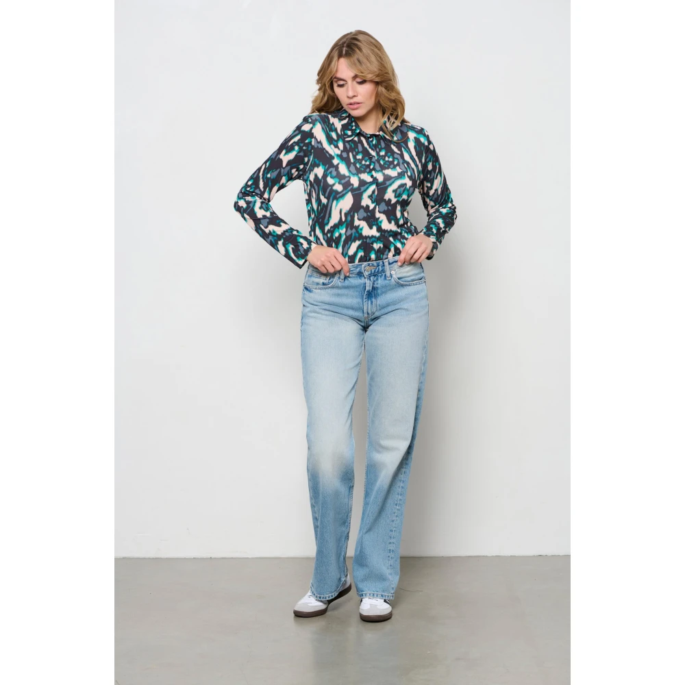 &Co Woman Overhemd met lange mouwen effen kleur Multicolor Dames