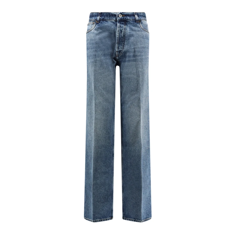 Miu Miu Blue Straight Jeans - Female - Straight Fit Jeans - W26 - Jeans