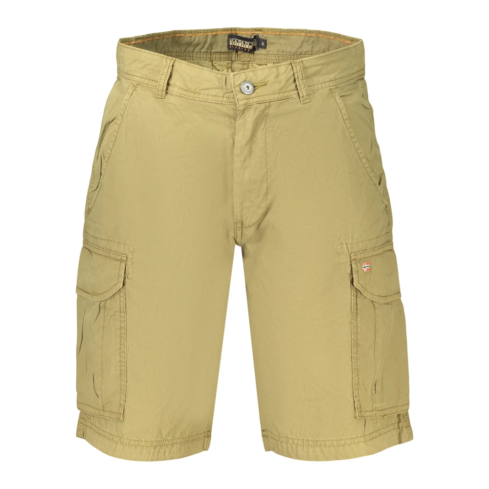 Napapijri Men's Green Bermuda Shorts - Casual Shorts - W38 - Shorts