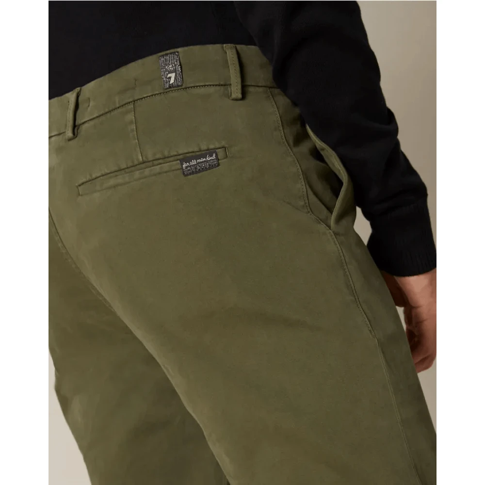 7 For All Mankind Jeans Straight Blauw Green Heren
