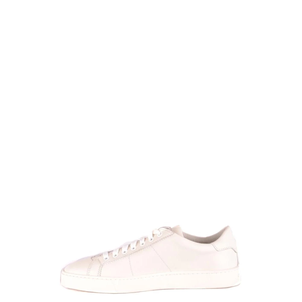 Santoni Läder Sneakers White, Herr