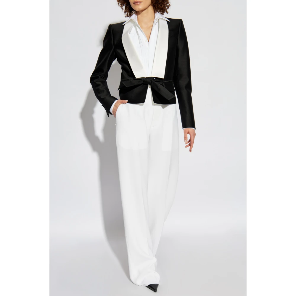 Dsquared2 Blazer met decoratieve stropdas Black Dames
