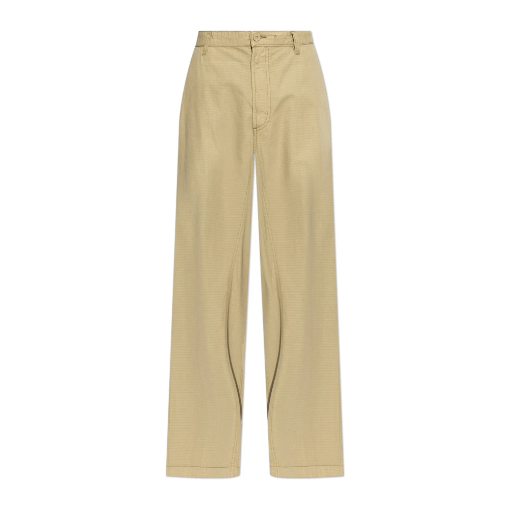 Diesel Uomo Verde Pantaloni, M, New,