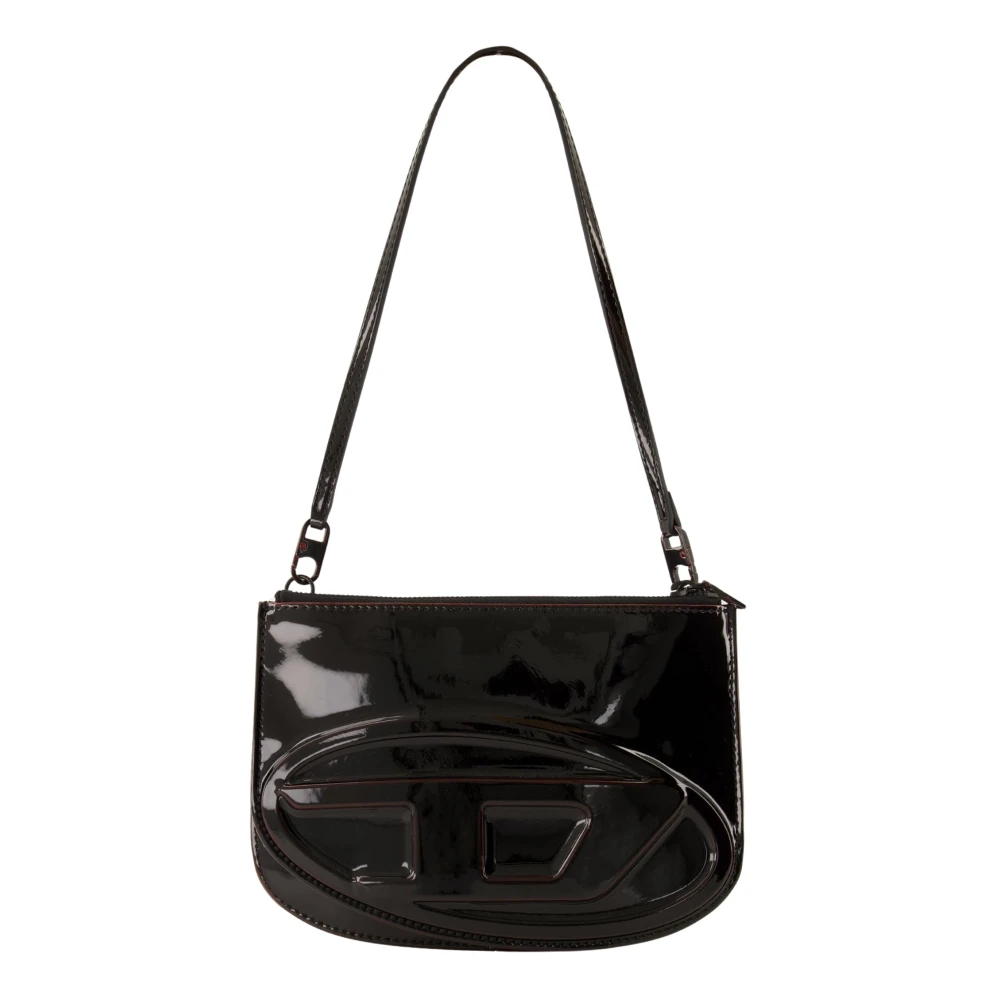 Diesel Vrouw Zwart Tassen Dames, One Size, 1Dr Twin Schoudertas