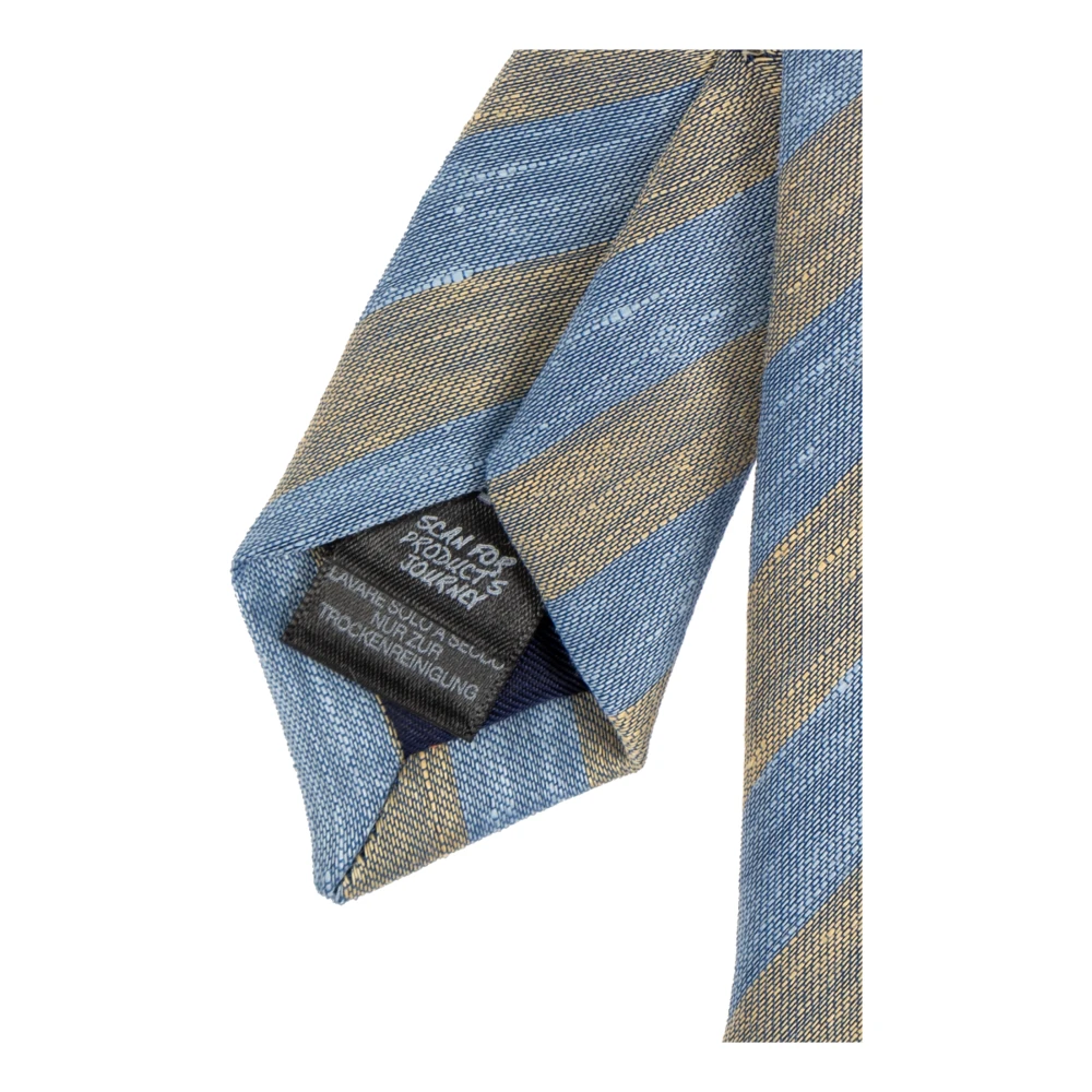 Paul Smith Stropdas met zijdeafwerking Gray Heren