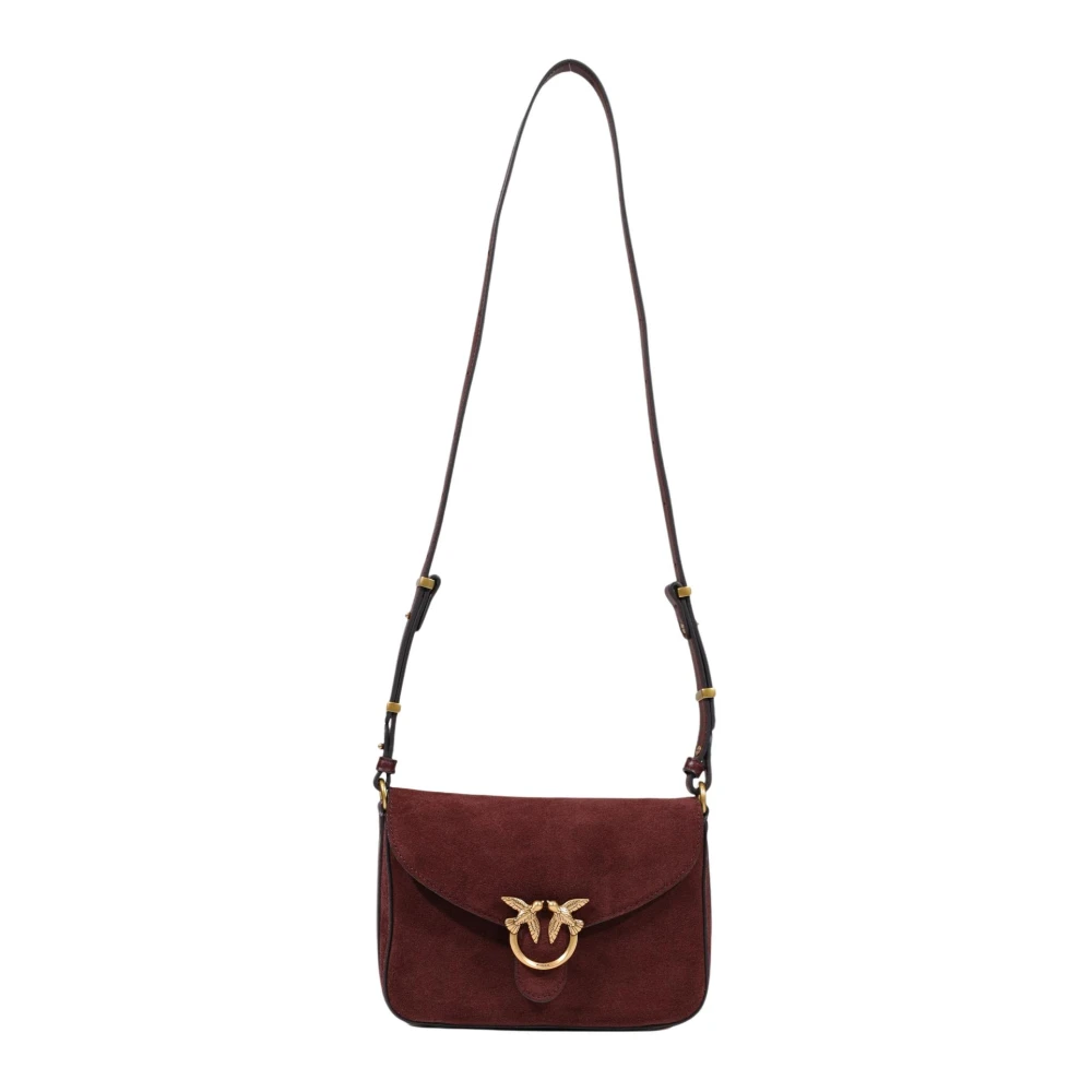 Pinko , Cross Body Bags, Female, Brown, One Size, Love Satchel Mini - Image 3