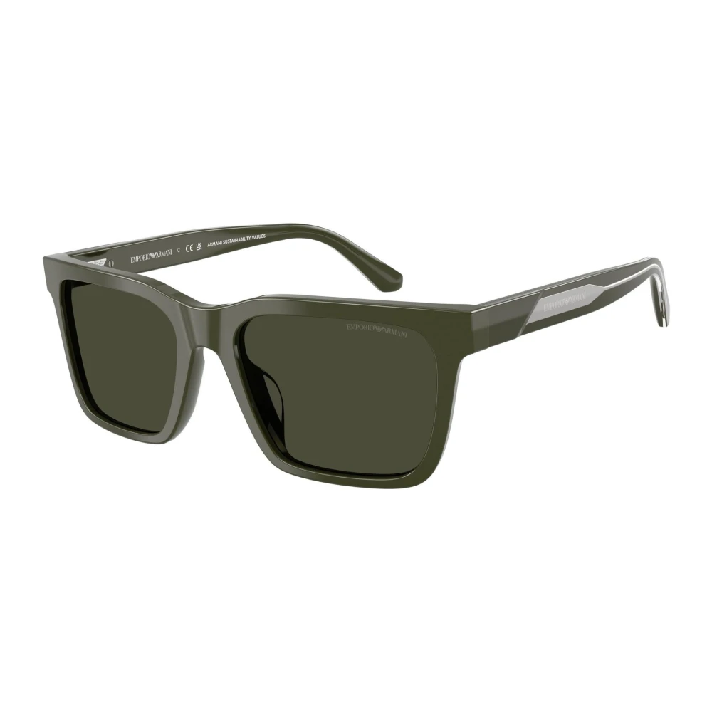 Emporio Armani Green Ea4262u 632182 Man Sunglasses Acetate Squared Normal - Image 3