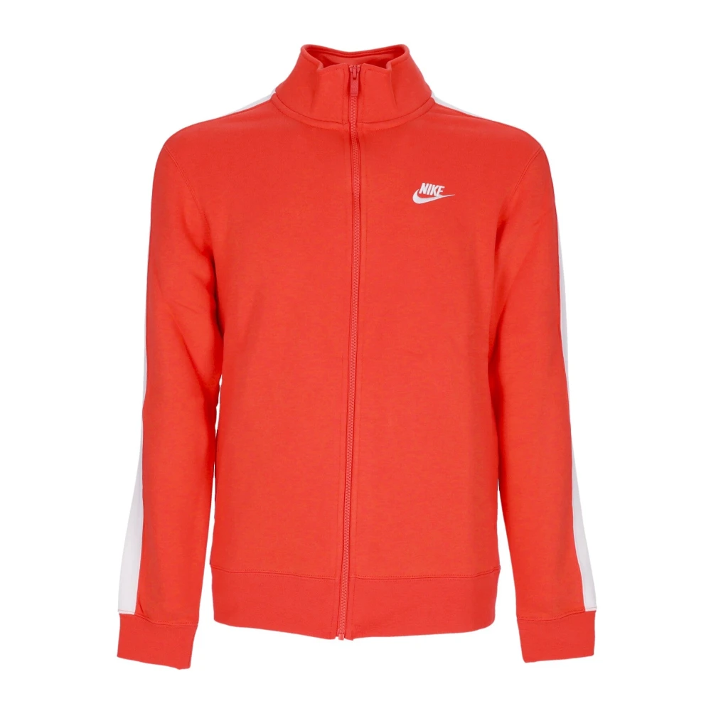 Nike Hoge Hals Sweatshirt Track Jacket Orange Heren