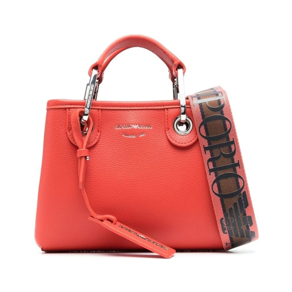 Emporio Armani Stilfull Armani Orange Läder Väska Orange, Dam