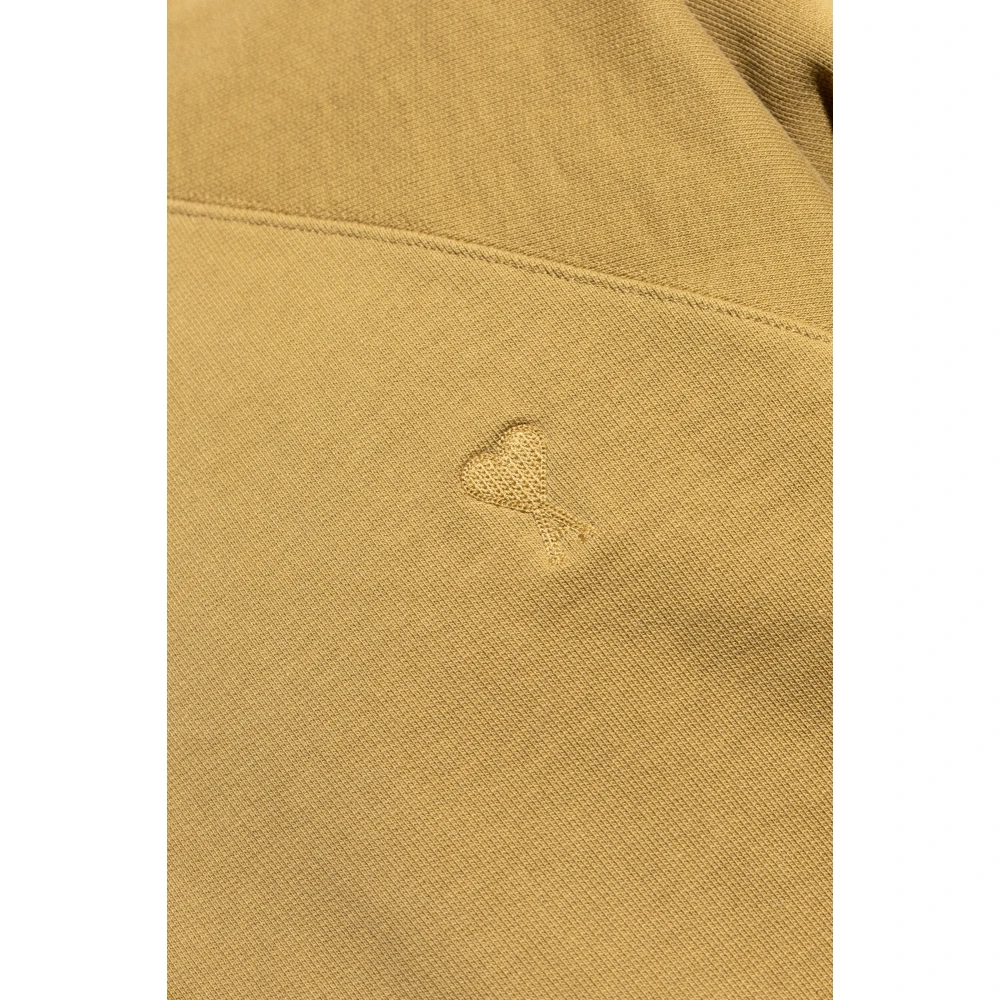 Ami Paris Sweatshirt met logo Green Heren