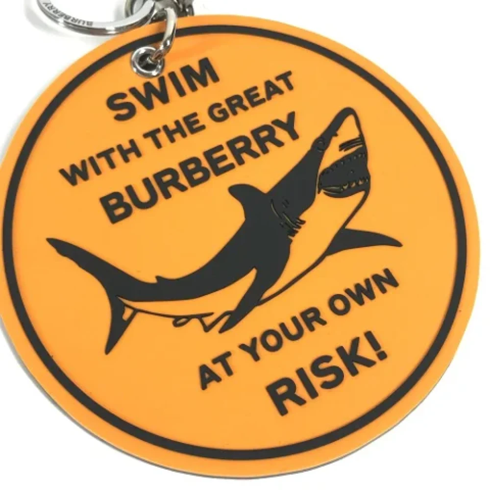 Burberry Vintage Pre-owned Rubber key-holders Black Dames