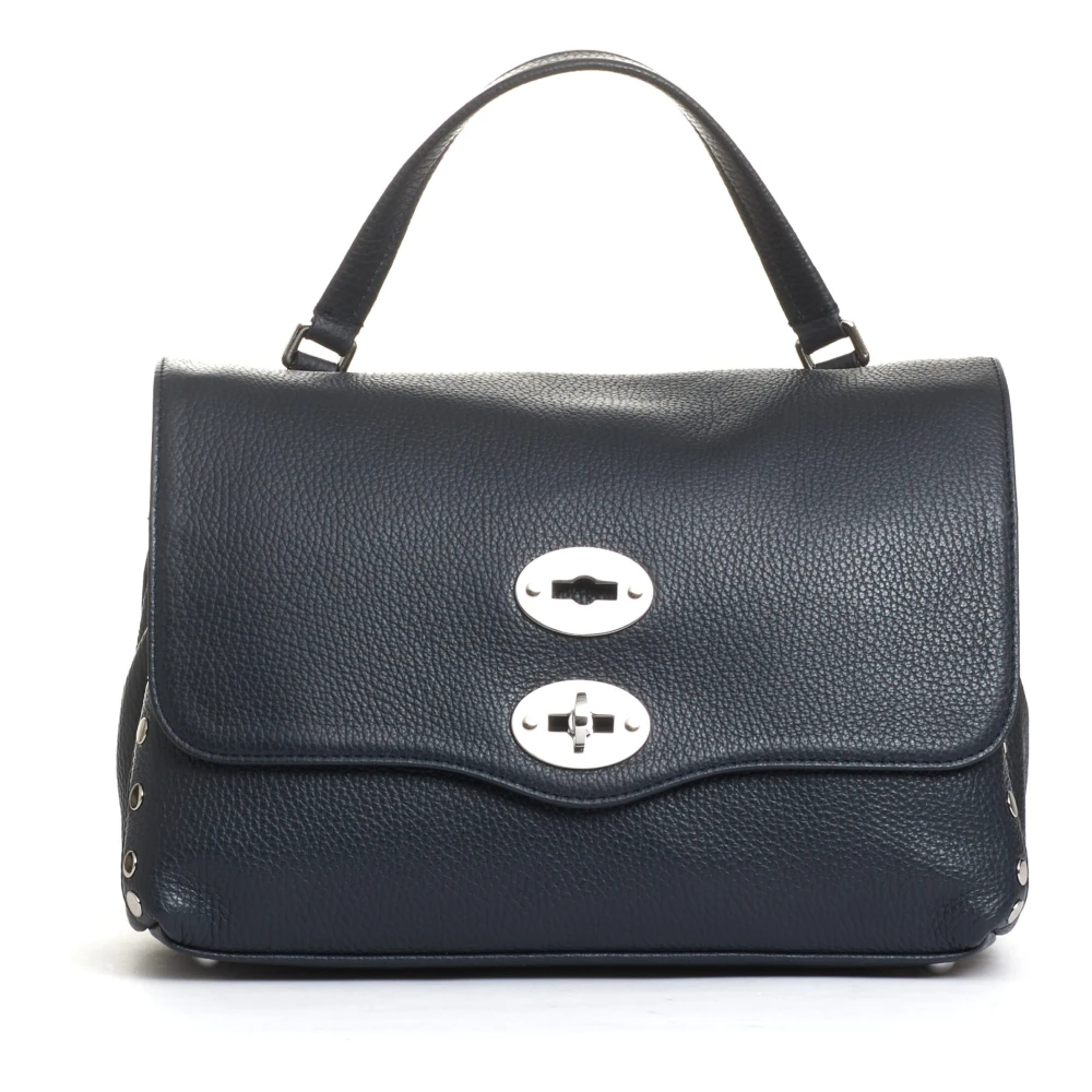 Zanellato Elegante donkerblauwe handtas Black Dames