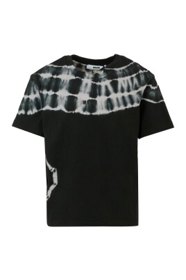 t-shirt-en-coton-noir-a-imprime-tie-dye