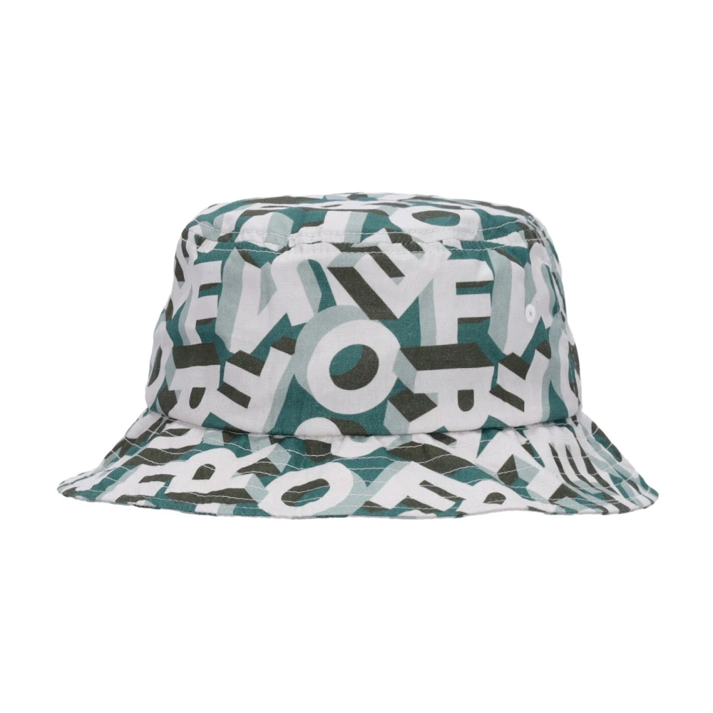 HUF Multi Katoenen Bucket Hat met Borduurwerk Multicolor Unisex