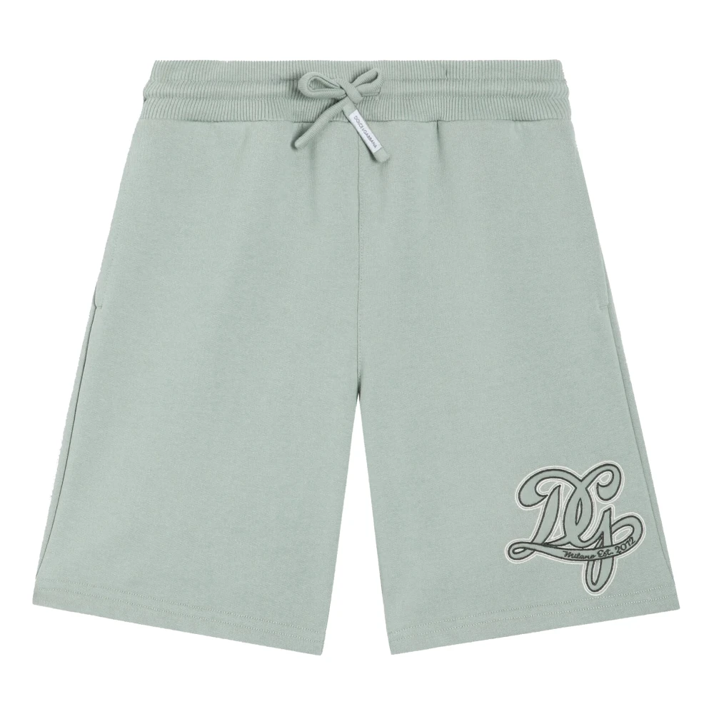 Dolce & Gabbana Green Shorts, Unisex, 3 Y, V3732 Bermuda