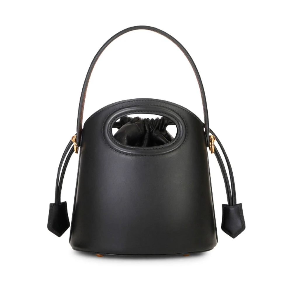 ETRO Saturno Leren Bucket Tas Black Dames