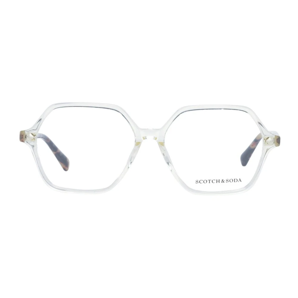 Scotch & Soda Transparante Vierkante Optische Monturen Vrouwen Gray Dames