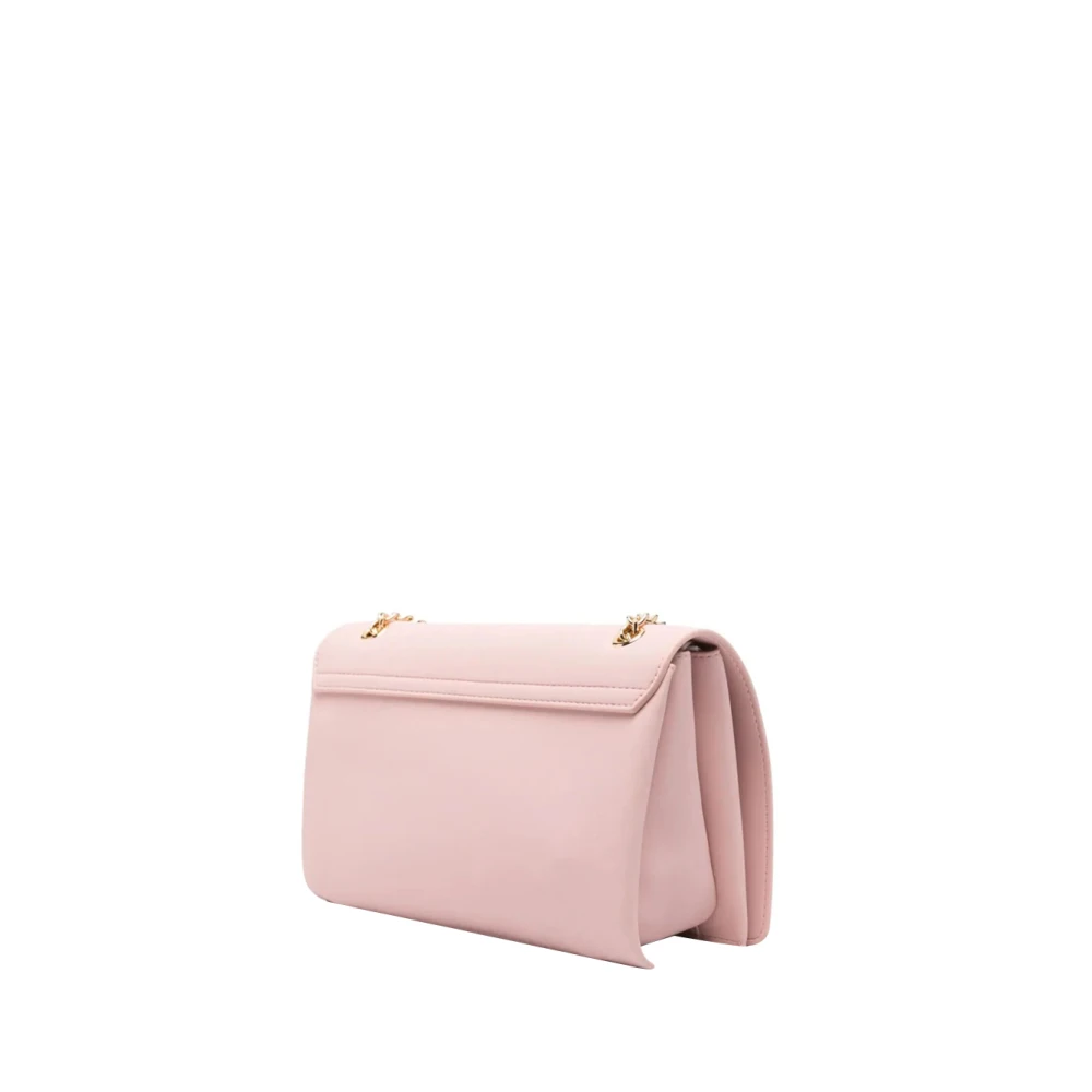 Moschino Roze Schoudertas met Gouden Details Pink Dames