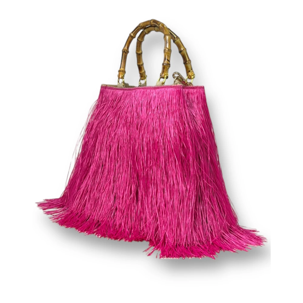 La Milanesa Strand Schoudertas Medium Pink Dames
