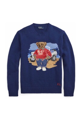 bla-intarsia-strikkad-polo-bear-sweatshirt
