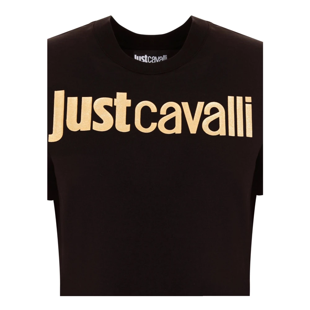 Just Cavalli T-shirts en Polos Black Dames