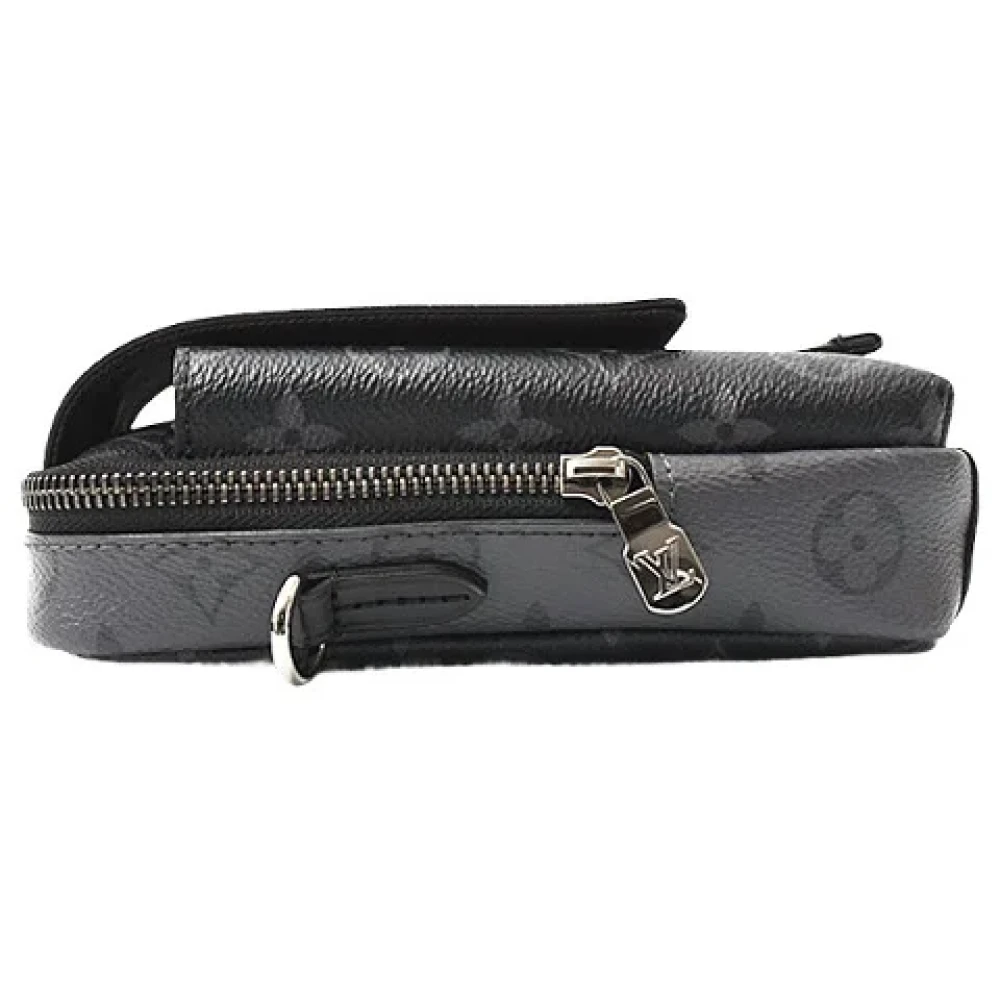 Louis Vuitton Vintage Pre-owned Canvas shoulder-bags Black Heren