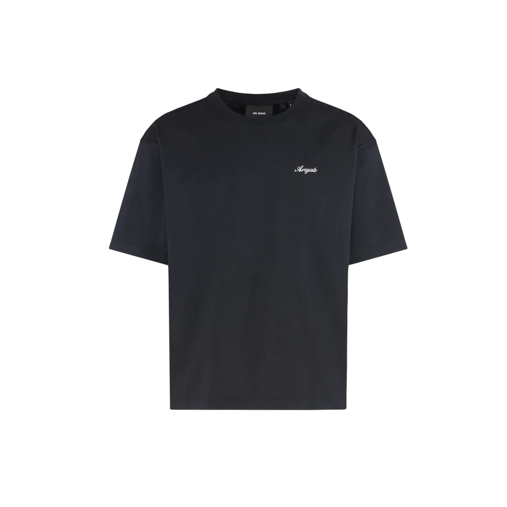 Axel Arigato Katoenen Crew-neck T-shirt Black Heren
