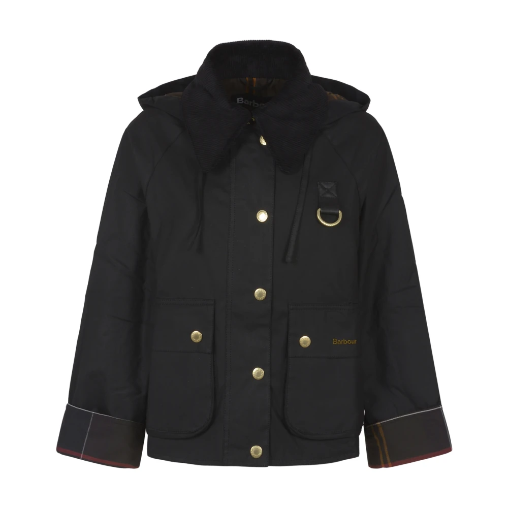 Barbour Waxjas Reighton Stijl Black Dames