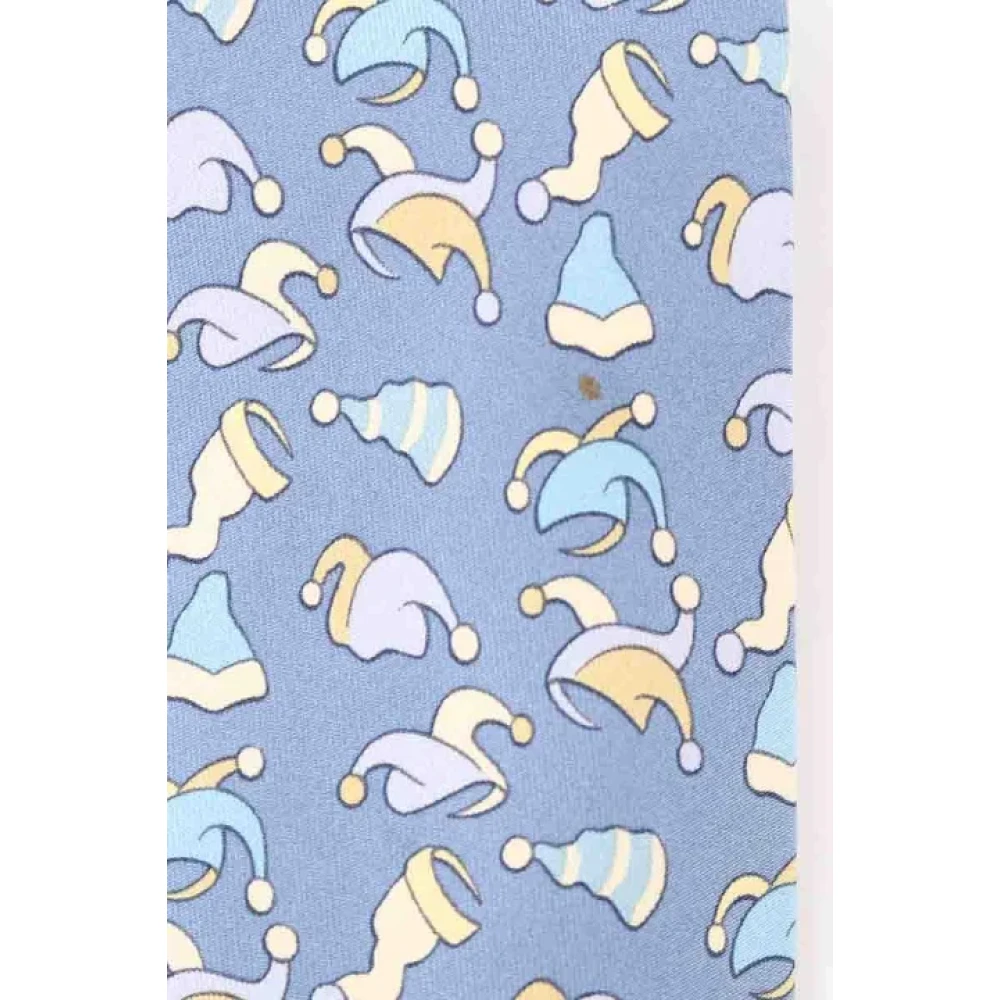 Hermès Vintage Pre-owned Silk home-office Blue Heren